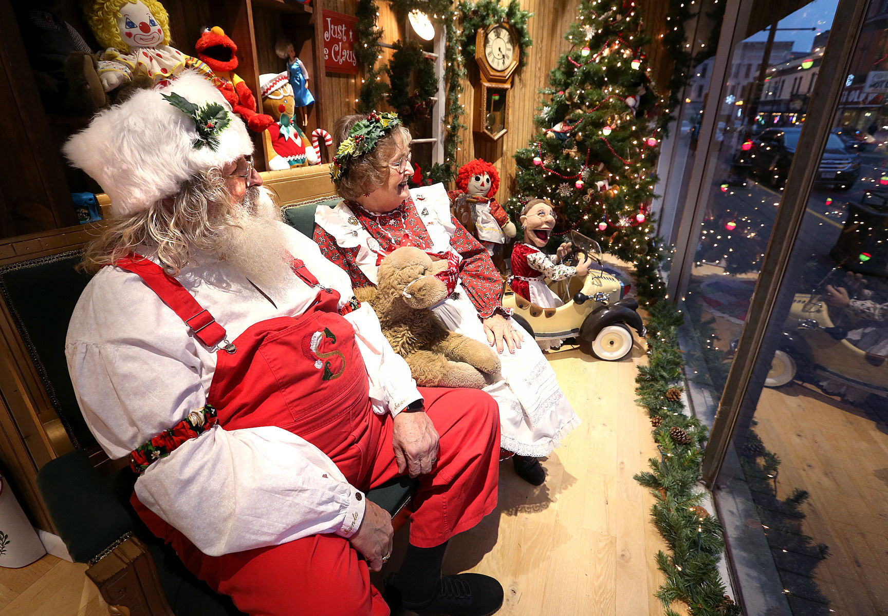 Santa in the window